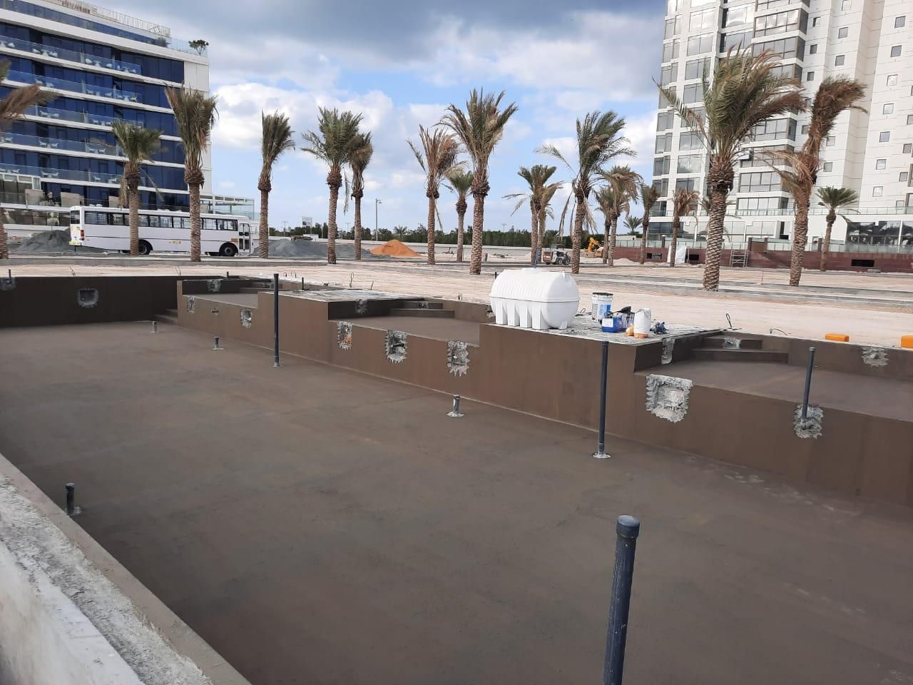 Swimming Pool Water Proofing Work